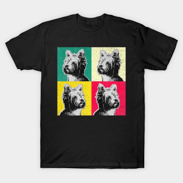 Yorkshire Terrier dog retro T-Shirt by SerenityByAlex